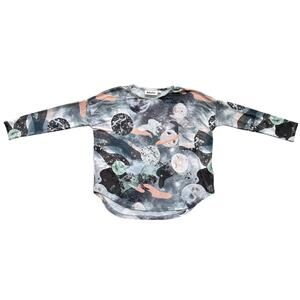 Molo Space Themed Long Sleeve Pocket Top Size 116(6y)